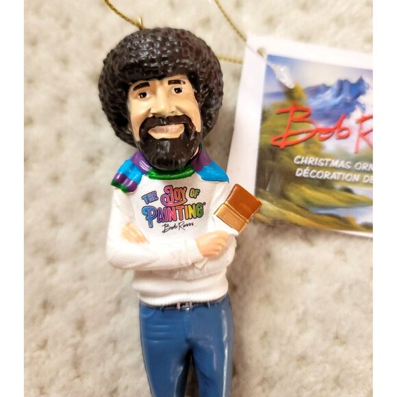NWT Bob Ross THE JOY OF PAINTING Christmas Tree Ornament Kurt Adler - Picture 3 of 4